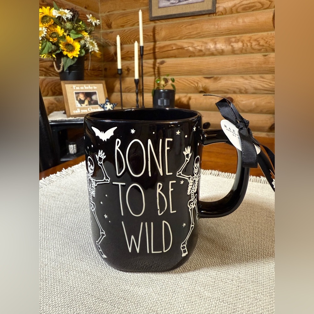 BONE TO BE WILD Rae Dunn HALLOWEEN Mug